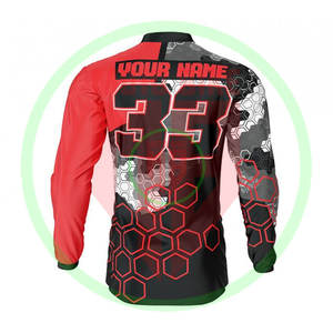 Maillot de motocross neuf, vêtements d'équipe de course, manches longues, maillots de motocross 100% polyester, chemise de course de motocross personnalisée - Product Image 2