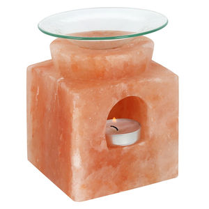 Natural Aroma Salt Diffuser <b>Candle</b> Himalayan Pink <b>Carved</b> Home Decoration Feng Shui Style for Home Office OEM Service Available - Product Image 2
