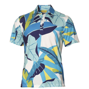 เสื้อโปโลกอล์ฟสำหรับผู้ชายเสื้อกอล์ฟแบบกำหนดเองระบายอากาศได้ดีวัสดุพรีเมี่ยมสำหรับเล่นกีฬา - Product Image 3