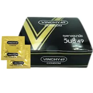 Hot Brand new 2024 Vinchy Condoms for men made natural rubber latex product of Thailand and sale best quality wholesale price