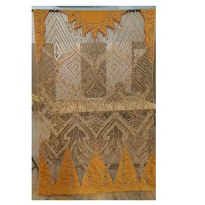 Dirac somalí bordado y con cuentas de lujo de la mejor calidad para novias vestido de novia musulmán africano disponible al mejor precio - Product Image 2