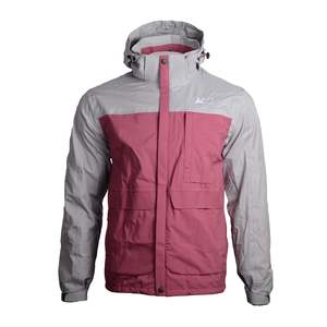 Coupe-vent élégant en polyester imperméable et souple pour hommes, résistant à l'eau et au vent, coupe ample pour les activités de plein air - Product Image 1