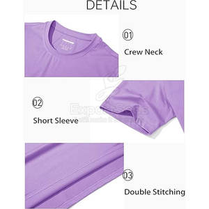 Camisetas en blanco de cuello redondo de secado rápido del fabricante de Pakistán para hombres Venta caliente Diseño de patrón sólido - Product Image 6