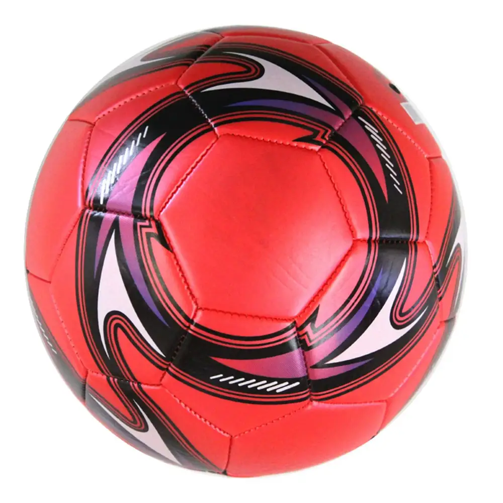 โลโก้ที่กําหนดเองการฝึกอบรมคุณภาพอย่างเป็นทางการขนาด PVC ลูกฟุตบอลเครื่องเย็บลูกฟุตบอลลูกฟุตบอลหนังลูกฟุตบอล