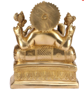 Handmade Traditional Brass Ganesha <b>Statue</b> Idol with Standard Quality for Home Decoration use from India - Product Image 2