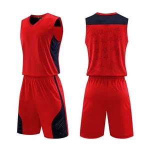 ชุดบาสเก็ตบอลพิมพ์ลายโพลีเอสเตอร์แบบกลับด้านได้ - Product Image 4