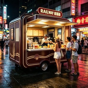 Carrello per Fish and Chips, Roll di Aragosta, Gamberetti e Po Boy con Vaporiera, Doppia Friggitrice, Salsa Tartar e Slaw - Product Image 5