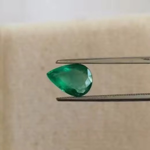 Calidad AAA excelente 9,0*6,0 MM corte de pera verde esmeralda Natural IGI certificado fabricación de joyas piedras preciosas Zambia piedras preciosas sueltas - Product Image 2