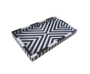 Bandeja de servicio de resina hecha a mano de tendencia, herramienta de cocina única, diseño personalizado, decorativo elegante para té, comida rápida, boda, negocios - Product Image 6