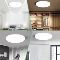 Bel Air Home 20W LED Plafonnier Design Simple 1600 LM Blanc pour Cuisine Couloir Salle à Manger Chambres Bureau-Indonésie