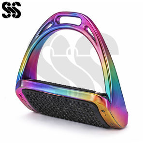 Estribos de Equitación de Acero Inoxidable de Alta Calidad con Reposapiés de Goma Antideslizante, Servicio Personalizado OEM - Product Image 6