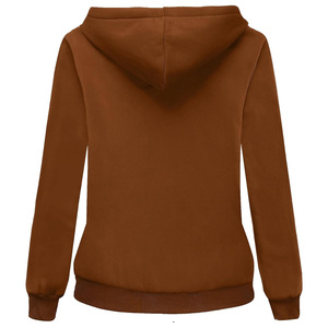 Sudadera Larga con Cremallera Completa para Mujer, Personalizable con Logotipo, Tejido Transpirable, Estilo Urbano, Marca Privada OEM - Product Image 2