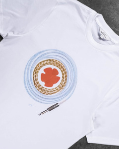 Camiseta Vintage de Gran Tamaño con Logotipo Personalizado OEM, Estampado en Serigrafía, Lavado a la Piedra, Estilo Hip Hop para Hombre - Product Image 2