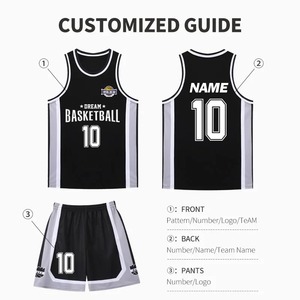 ชุดกีฬาเสื้อบาสเก็ตบอลแห้งเร็วสำหรับเด็กชุดฝึกแขนกุดระบายอากาศสำหรับผู้ใหญ่ - Product Image 3