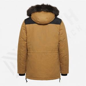 Veste parka d'hiver en sublimation, vêtement d'extérieur léger pour homme, veste à capuche en fourrure, isolée thermiquement, coupe-vent, lourde - Product Image 2