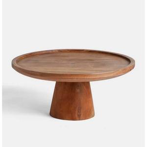 Soporte redondo para pasteles, decoración, superventas, soporte de madera Natural, decoración redonda, soporte para pasteles de boda - Product Image 6