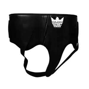 Garde d'aine de boxe de qualité supérieure en cuir Rex garde d'aine pour hommes abdominaux rouges en PU garde d'aine de karaté - Product Image 1