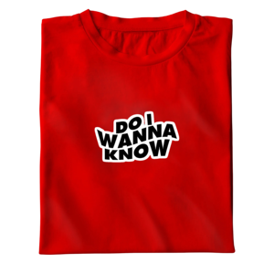 ฉันอยากจะรู้หรือเปล่า? เสื้อสตรีทแวร์ผ้าเจอร์ซีย์คอตตอน 100% ระบายอากาศได้ดี พร้อมลายกราฟิกโลโก้และลวดลายตัวอักษร คอกลมทรงพอดีตัว - Product Image 1