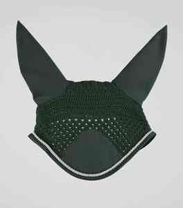 Bonnet d'oreille pour cheval, personnalisé, premium, léger, respirant, crochet, lavable, voile anti-mouches, équipement d'équitation, fabriqué au Pakistan - Product Image 1