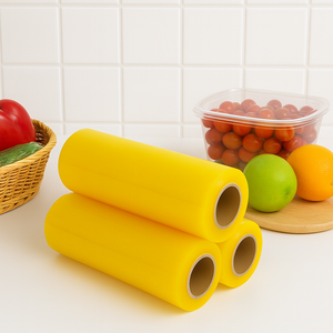 Rouleau de film d'emballage alimentaire en PVC personnalisé en gros, film alimentaire de haute qualité pour la conservation des aliments frais et une utilisation sûre de l'emballage - Product Image 2