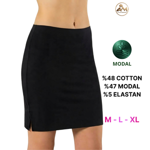 Sous-jupe pour femmes ASAR MODA, écologique, sans couture, mélange de coton, modal et élasthanne, antibactérien, pour un usage quotidien - Product Image 4