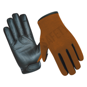 Guantes de conductores de cuero de cabra genuino Nappa de alta calidad Pantalla táctil Compatible Seguridad en el trabajo Protección de manos de moda - Product Image 2