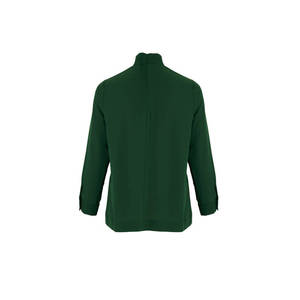 Blusa Verde Bordada para Mujer con Cuello con Volantes, Corte Holgado, Ideal para Fiestas - Product Image 3