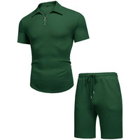Conjunto Casual de Verano para Hombre de 2 Piezas, 100% Algodón Transpirable, Detalles de Tela al por Mayor, Envío Mundial, MOQ Bajo, Directo de Fábrica