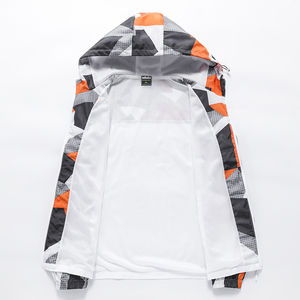 Custom Made Lightweight Windbreaker Jacket for Men Softshell Nylon/Polyester Long <b>Outdoor</b> <b>Clothing</b> <b>Hiking</b> Manufactured Pakistan - Product Image 4