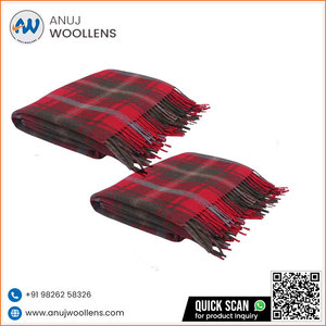 Nouvelle arrivée Couverture douce en laine d'érable foncé Protection en hiver disponible au meilleur prix - Product Image 2