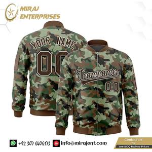 Veste universitaire personnalisée pour hommes, support de manteau de baseball coupe-vent à fermeture éclair complète, style letterman cousu personnalisé, conception de bombardier décontracté - Product Image 2