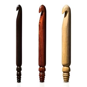 Ganchos de ganchillo de madera impresionantes y de alta calidad hechos a mano suéter tejido a mano y gorro Topi tejer a buen precio - Product Image 1