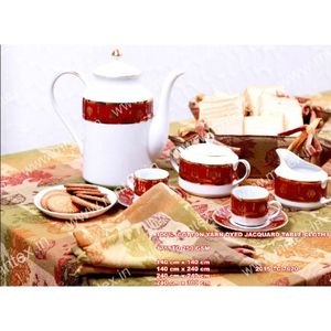 ผ้าปูโต๊ะพิมพ์ล้างทำความสะอาดได้โพลีผ้าฝ้าย100% ผู้ผลิตราคาถูกขายส่งโรงแรมร้านอาหารสี่เหลี่ยมผืนผ้าบ้านจัดเลี้ยงอุตสาหกรรม - Product Image 2