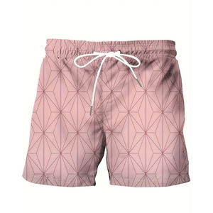 Short de plage en coton et polyester pour homme Short d'été réversible personnalisé en gros Short de bain pas cher à utiliser avec des imprimés de sublimation - Product Image 1