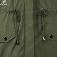 Nouvelle Veste Parka Longue en Laine Épaisse et Chaude pour Femme, Grande Taille, Style Streetwear, avec Bordure en Fourrure, Boutons et Rembourrage en Duvet de Canard Blanc – Vente en Gros