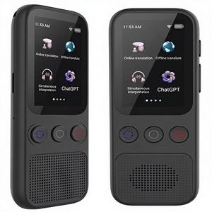Dispositif de traduction audio bidirectionnelle Wi-Fi en temps réel, utilisation hors ligne instantanée pour 138 langues, équipement sonore - Product Image 1