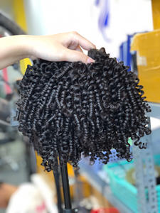 Vietnam Usine Haute Qualité Crépus Bouclés Extensions de Cheveux Humains Style Vague de Corps Trame Bundles Type de Cheveux Chinois - Product Image 5