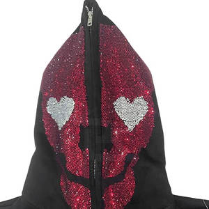 Mejor calidad Nuevo estilo Hombres Básicos Rhinestone Hoodiess Custom Made Wear Hombres Básicos Rhinestone Hoodiess - Product Image 4