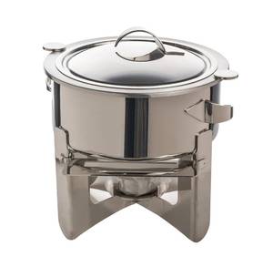 Comercial Hotel 3L plato de frotamiento de acero inoxidable Deluxe Roll Top calentador de alimentos con energía de gas para restaurante Catering Buffet - Product Image 4