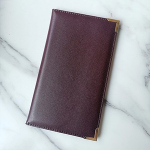 Custom Design Black And Brown Pu Leather Restaurant &amp; Hotel Bill <strong>Folder</strong> Embossed Logo <strong>File</strong> Document Holder - Product Image 3