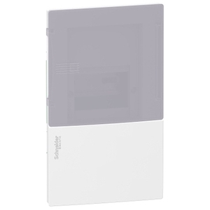 Per SCHNEIDER ELECTRIC Mini Pragma Contenitore Elettronico da Incasso MIP22104T 1 X 4 Moduli con Porta Traslucida - Product Image 1