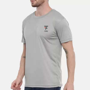 Camiseta técnica OEM para hombre último diseño con mangas cortas ropa de verano transpirable y antipilling - Product Image 5
