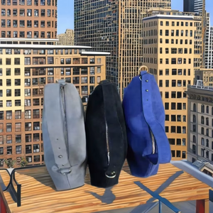 Mochila Práctica de Cuero Genuino Moroccan Soul Modelo 062 con Patrón de Letras MA Origin para Viaje - Product Image 3