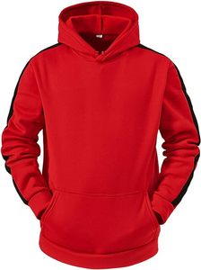 Couleur rouge coton polaire 2 pièces chaud Jogging costume Activewear décontracté pull survêtement ensembles Jogging costume séchage rapide respirant - Product Image 3