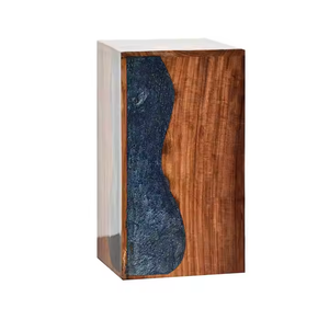 Urne de crémation en bois écologique pour animaux de compagnie Urnes décoratives en bois de 200 pouces cubes Urnes funéraires pour animaux de compagnie gravées en cœur et au look chic - Product Image 5