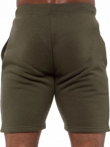 กางเกงขาสั้นออกกำลังกายแบบลำลองสำหรับผู้ชายกางเกงวิ่งผ้าฟลีซผ้าฝ้ายผสมพิมพ์โลโก้ได้ตามต้องการสำหรับฝึกและฝึกซ้อมกีฬา - Product Image 4