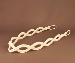 Rope <b>curtain</b> tie back, <b>White</b> rope tiebacks, <b>Curtain</b> tie backs, Cotton rope tie, Modern tiebacks - Product Image 5