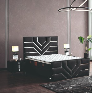 Base de cama de madera ajustable con características de almacenamiento Muebles de dormitorio versátiles para el hogar Hotel Apartamento o sala de estar - Product Image 4