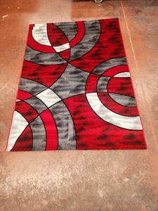 Alfombra Adiva, Tejida a Máquina, Jacquard, Moderna, de Pelo Sintético, Estilo Turco, con Base de Yute de Alta Calidad, Resistente a las Manchas, Pelo Mediano, Forma Octogonal - Product Image 5