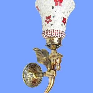 เชิงเทียนโมเสคทำด้วยมือที่วางเทียนสำหรับโต๊ะอาหารที่วางแก้วโมเสกที่วางเทียนสำหรับตกแต่งเทศกาล - Product Image 1